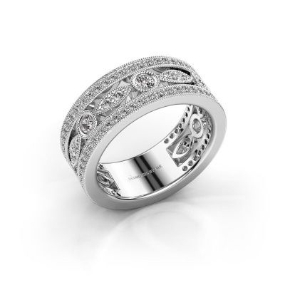 Ring Jessica 585 witgoud diamant 0.864 crt