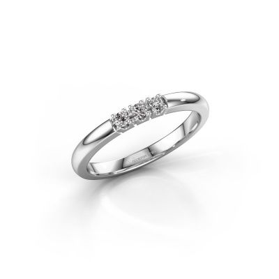 Ring Rianne 3 950 platina diamant 0.09 crt