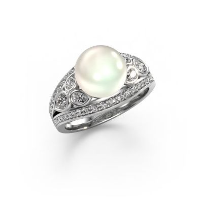Ring Marlies 950 platinum white pearl 9 mm