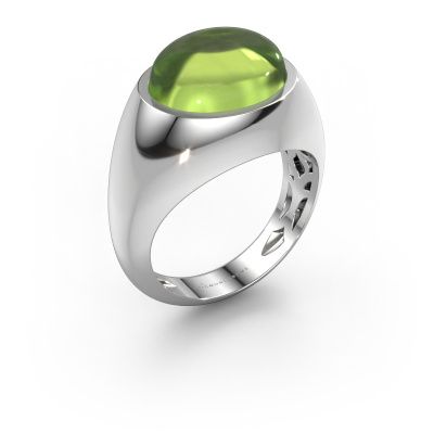Ring Laurien 585 white gold peridot 12x10 mm