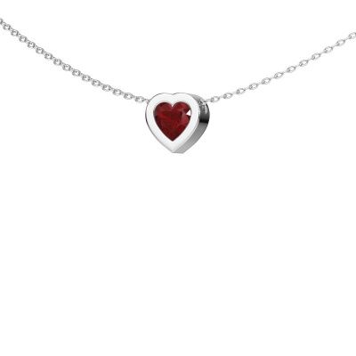 Pendant Tonja 950 platinum ruby 5 mm