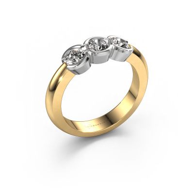 Ring Lotte 3 585 gold diamond 0.75 crt