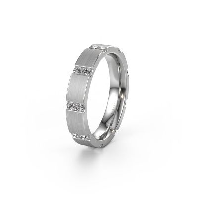 Ehering WH2132L14BM 585 Weißgold Diamant ±4x2.2 mm