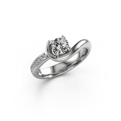 Engagement ring Ceylin 950 platinum diamond 0.50 crt