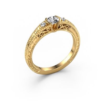 Engagement ring Anamaria 585 gold lab grown diamond 0.36 crt