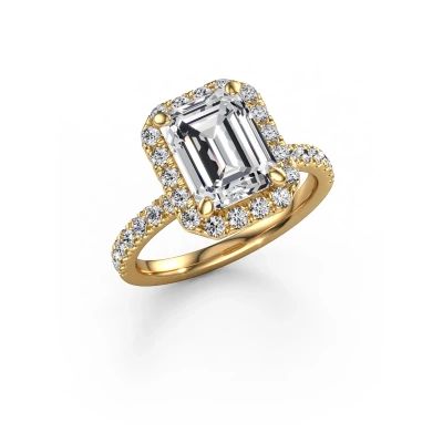 Engagement ring Miranda EME 585 gold lab grown diamond 3.288 crt