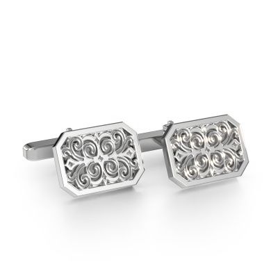 Cufflinks Wouter 585 white gold