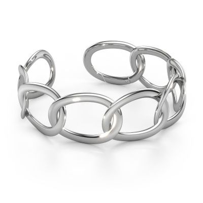 Bracelet Marit 25mm 585 white gold ±0.98 in