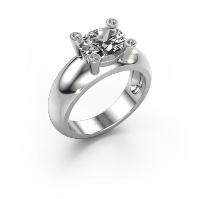 Ring Tamara OVL 585 witgoud diamant 1.80 crt