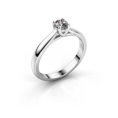 Verlovingsring Mia 1 585 witgoud diamant 0.25 crt