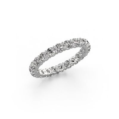Stackable ring Heddy rnd 2.7 585 white gold diamond 1.76 crt