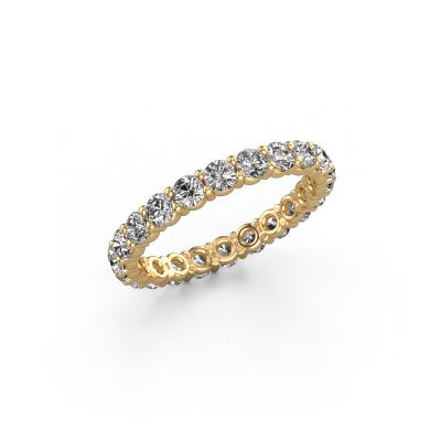 Stackable ring Heddy rnd 2.7 585 gold diamond 1.76 crt