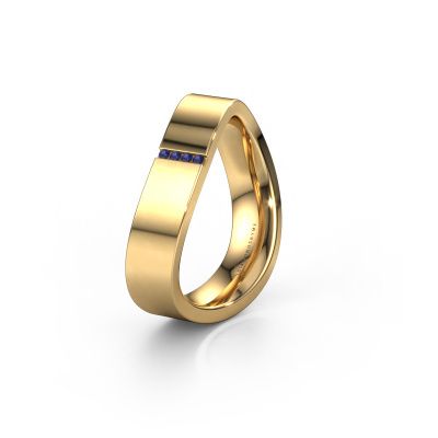 Wedding ring WH2046LP 585 gold sapphire ±0.20x0.09in