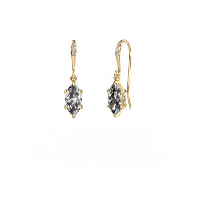 Pendants d'oreilles Laurie MRQ 2 585 or jaune diamant 2.030 crt