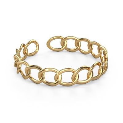 Flat link bracelet Rose 15mm 585 gold