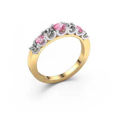 Ring Selina 3 585 Gold Pink Saphir 3.7 mm