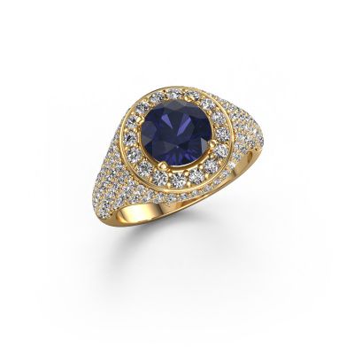 Ring Dayle 585 gold sapphire 7 mm