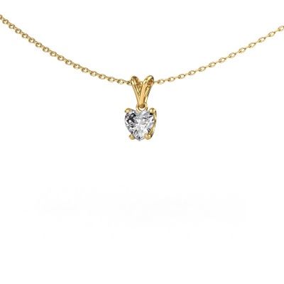 Pendant Sam Heart 585 gold lab-grown diamond 0.50 crt