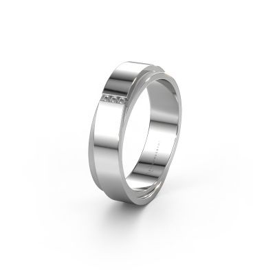 Wedding ring WH6012LX6A 950 platinum lab grown diamond ±0.24x0.07 in