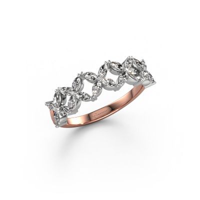 Ring Bree 585 rose gold diamond 0.50 crt