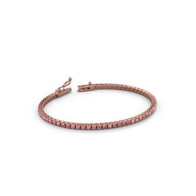 Bracelet tennis Shirley 2.2 585 or rose 2.2 mm