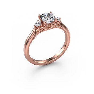 Verlovingsring Laurian CUS 585 rosé goud lab-grown diamant 1.16 crt