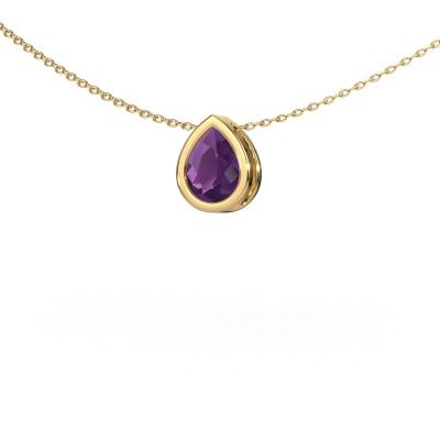 Pendant Lavon PER 585 gold amethyst 8x6 mm