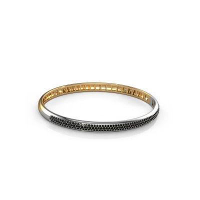 Bracelet Emely 5mm 585 gold black diamond 1.409 crt