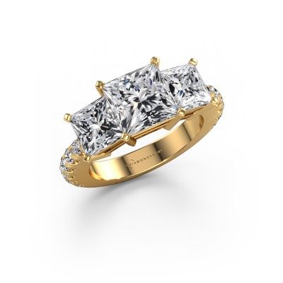 Engagement ring Dorla 585 gold lab grown diamond 5.63 crt