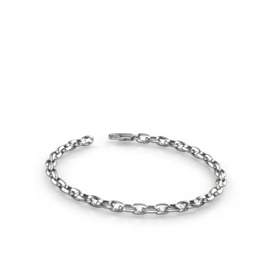 Candy bracelet Oval link 1 5.0 585 white gold
