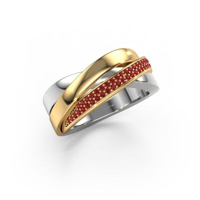 Ring Katherina 585 white gold ruby 1 mm