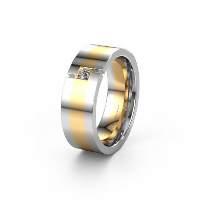 Ehering WH2042P 585 Gold Lab-grown Diamant ±7x2.4 mm