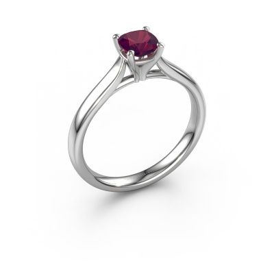 Engagement ring Mignon cus 1 950 platinum rhodolite 5 mm