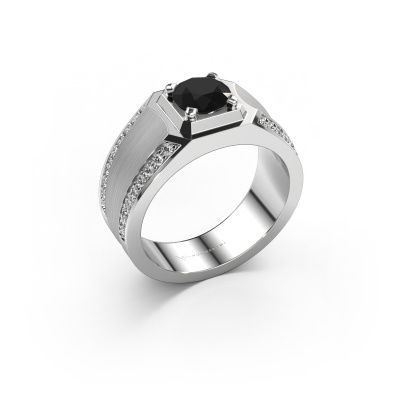 Men's ring Maarten 950 platinum black diamond 1.692 crt