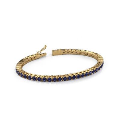 Tennis bracelet Karin 3.5 mm 585 gold sapphire 3.5 mm