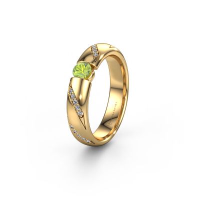 Ehering WH2102L34A 585 Gold Peridot ±5x1.7 mm