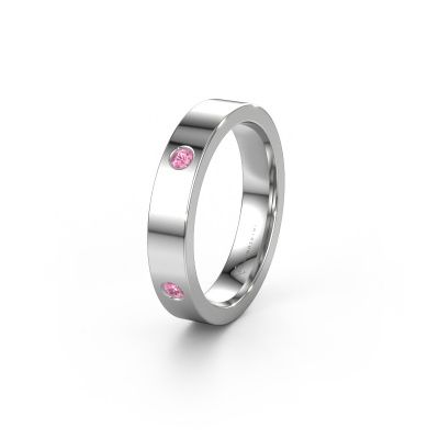 Alliance WH0104L14BP 950 platine saphir rose 2.2 mm ±4x2 mm