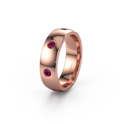 Ehering WH0105L26BP 585 Roségold Rhodolit ±6x2 mm