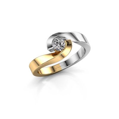 Ring Sheryl 585 goud lab-grown diamant 0.25 crt