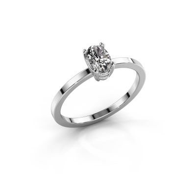 Engagement ring Lynelle 1 585 white gold diamond 0.50 crt
