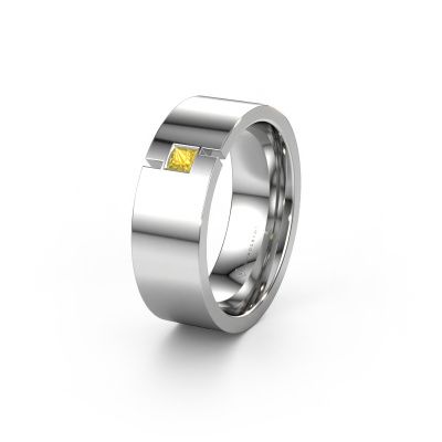 Alliance WH2042P 950 platine saphir jaune ±7x2.4 mm