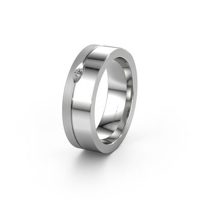 Ehering WH0329L16B 950 Platin Lab-grown Diamant ±6x2 mm