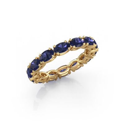 Ring Vivienne OVL 5x3 585 gold sapphire 5x3 mm