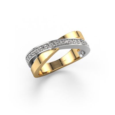 Ring Essie 585 gold diamond 0.36 crt