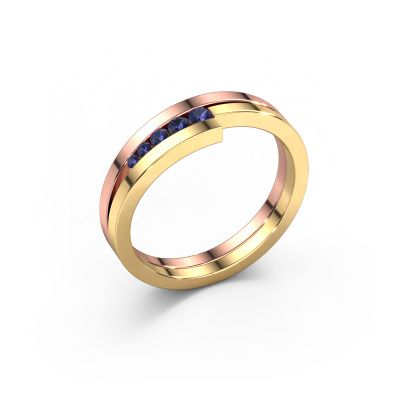 Ring Cato 585 Roségold Saphir 2.2 mm