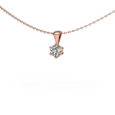 Necklace Fay 585 rose gold zirconia 4.7 mm