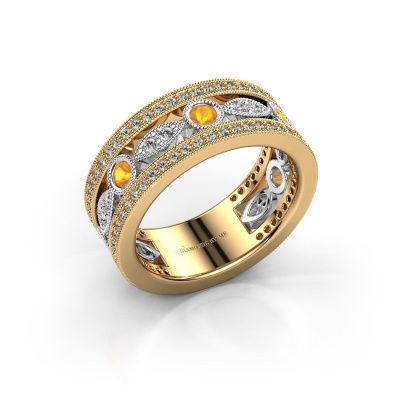 Ring Jessica 585 gold citrin 2.5 mm