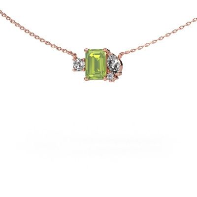 Anhänger Frauke EME 585 Roségold Peridot 7x5 mm