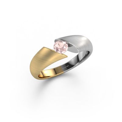 Ring Hojalien 1 585 gold morganite champagne 4.2 mm