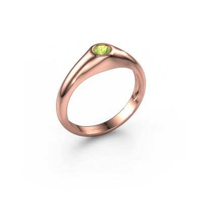 Pinky Ring Thorben 585 Roségold Peridot 5 mm